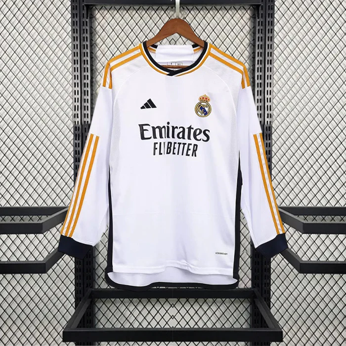 Real Madrid Home Full Sleeve Jersey 2023 24 Fan Edition 2 Copy
